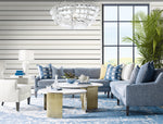 Luxe Retreat Deck Chair Striped Wallpaper