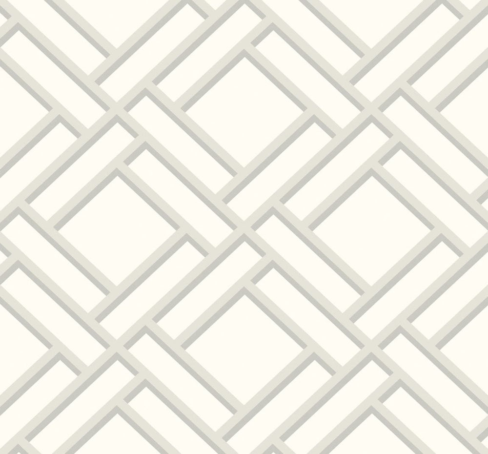 LN11500 trellis geometric wallpaper from the Luxe Retreat collection by Lillian August