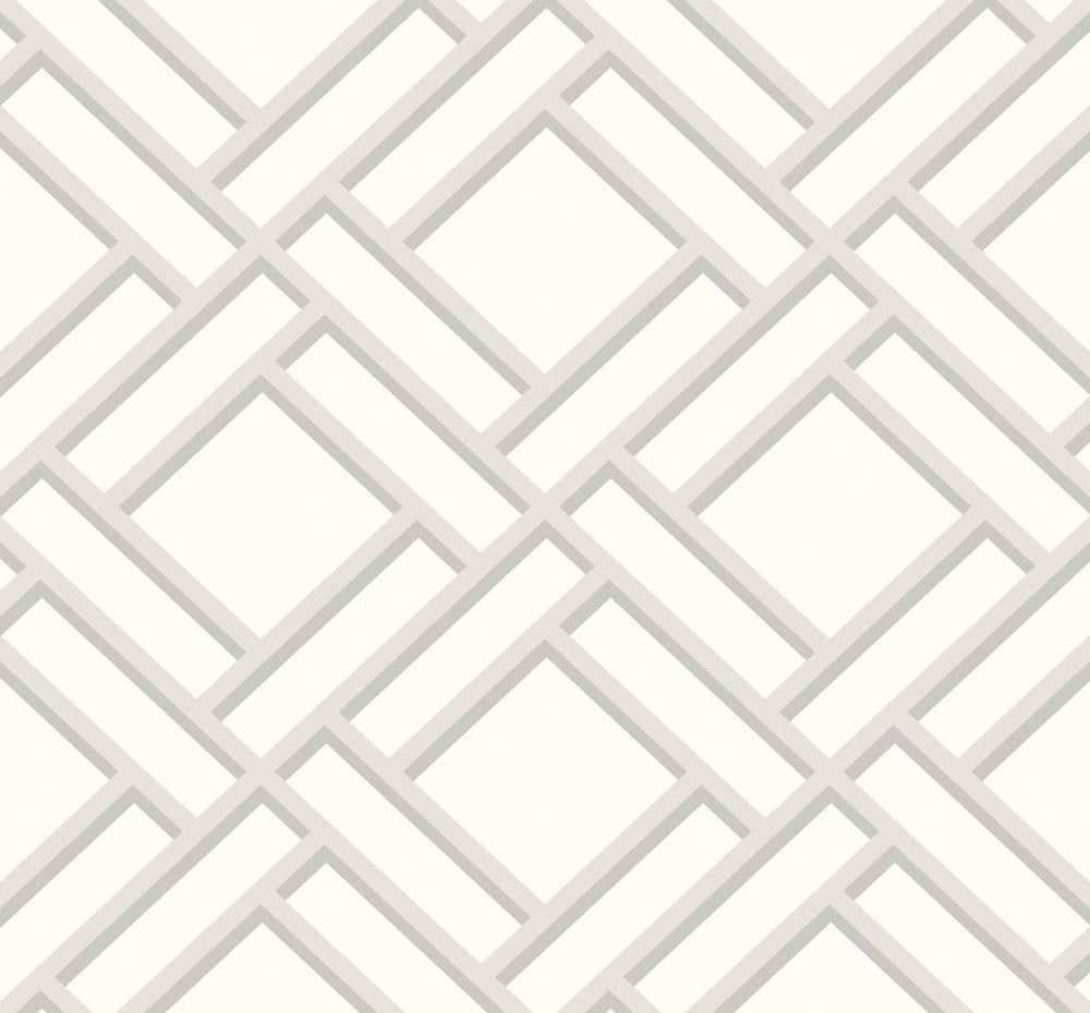 LN11500 trellis geometric wallpaper from the Luxe Retreat collection by Lillian August