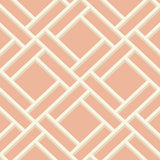 LN11501 trellis geometric wallpaper from the Luxe Retreat collection by Lillian August