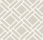 LN11508 trellis geometric wallpaper from the Luxe Retreat collection by Lillian August