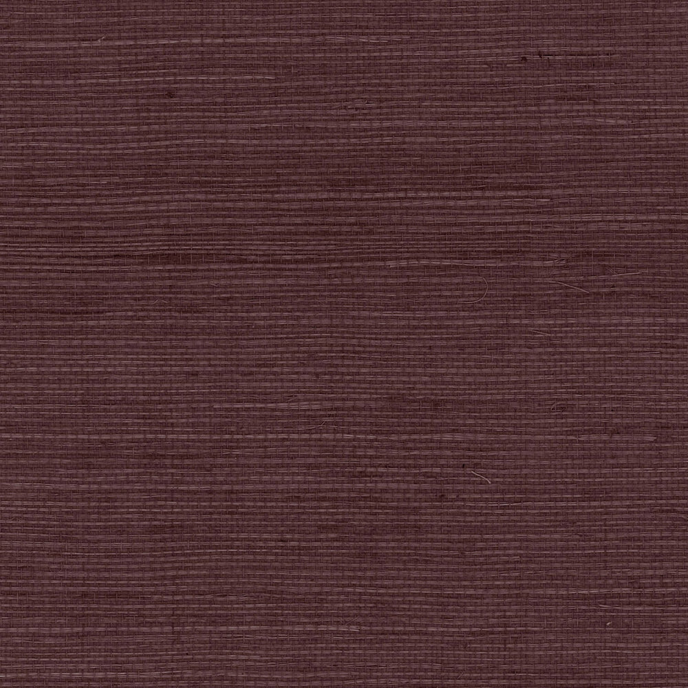 Luxe Retreat Mulberry Shimmer Sisal Grasscloth Unpasted Wallpaper