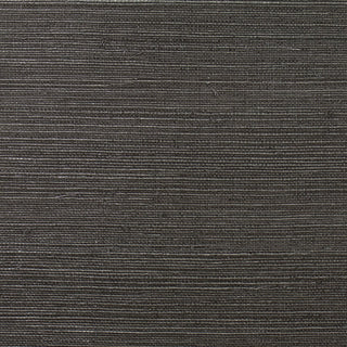 LN11820 shimmer black sisal grasscloth wallpaper from the Luxe Retreat collection by Lillian August