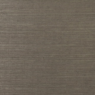 LN11836 shimmer brown sisal grasscloth wallpaper from the Luxe Retreat collection by Lillian August