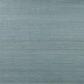 LN11842 Luxe Retreat Bluestone Shimmer Abaca Grasscloth Unpasted Wallpaper