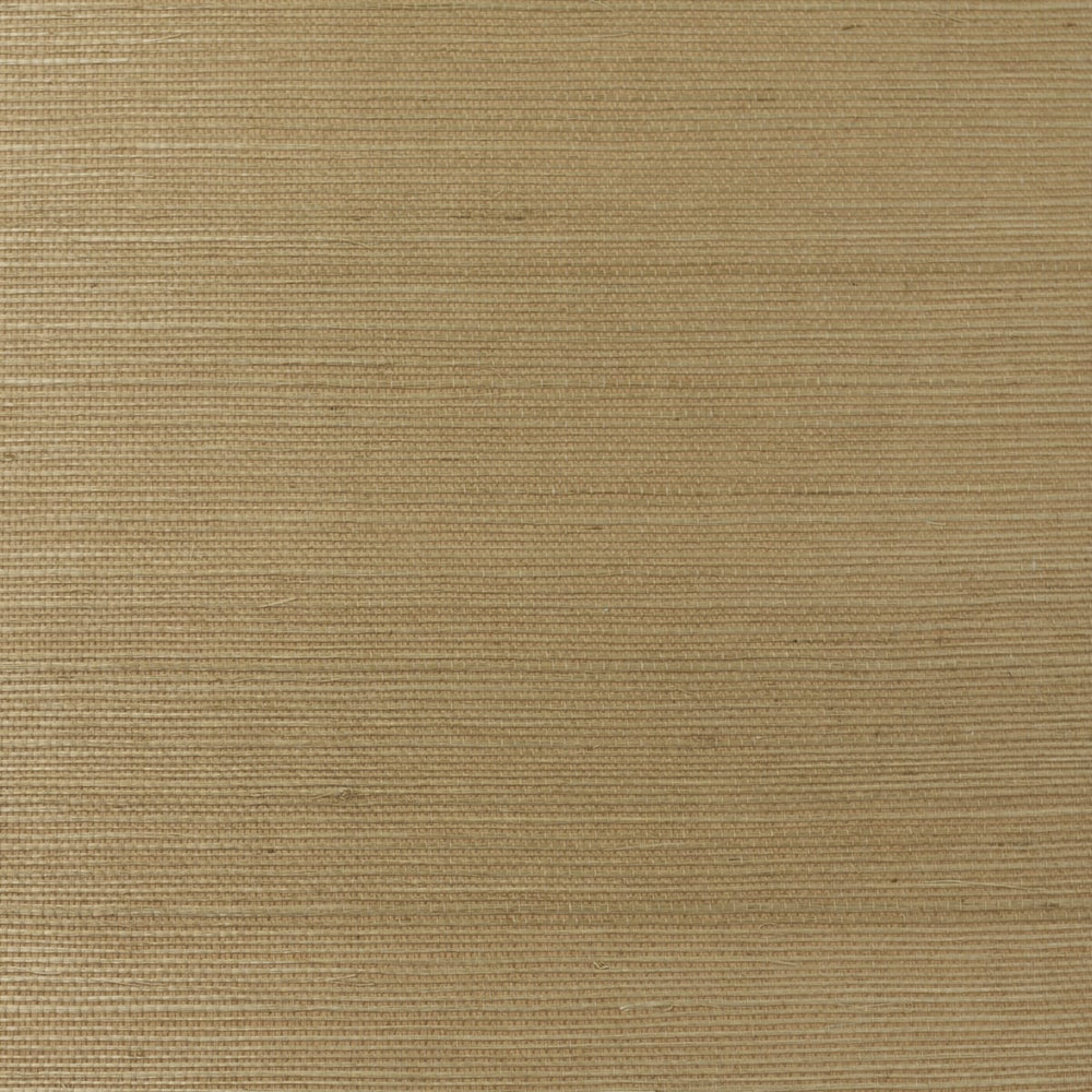 Luxe Retreat Golden Walnut Shimmer Sisal Grasscloth Unpasted Wallpaper