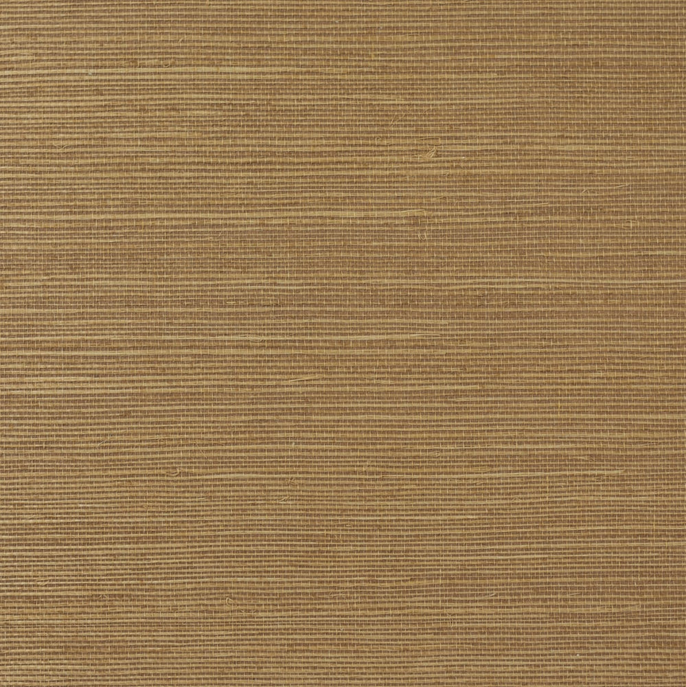 LN11847 shimmer copper sisal grasscloth wallpaper from the Luxe Retreat collection by Lillian August