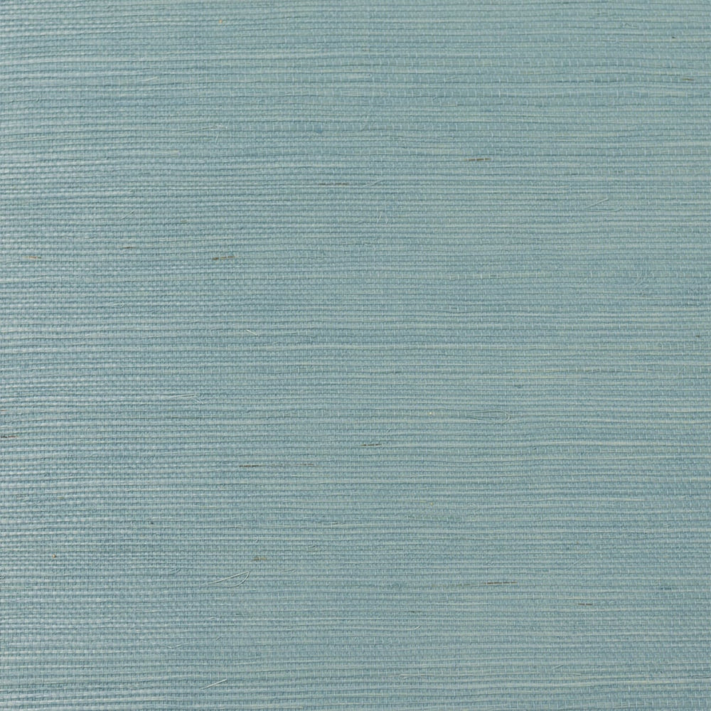 LN11852 shimmer blue sisal grasscloth wallpaper from the Luxe Retreat collection by Lillian August