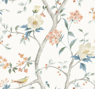 Luxe Retreat Southport Floral Trail Chinoiserie Fabric