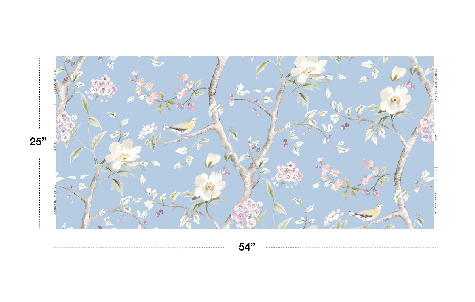 Luxe Retreat Southport Floral Trail Chinoiserie Fabric – Say Decor LLC
