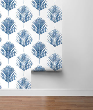 LN20002 Maui palm leaf peel and stick wallpaper roll from the Luxe Haven collection by Lillian August