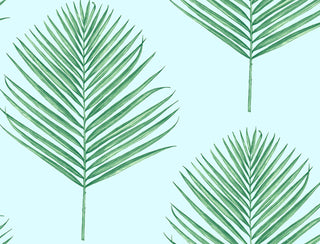 LN20004 Maui palm leaf peel and stick wallpaper from the Luxe Haven collection by Lillian August