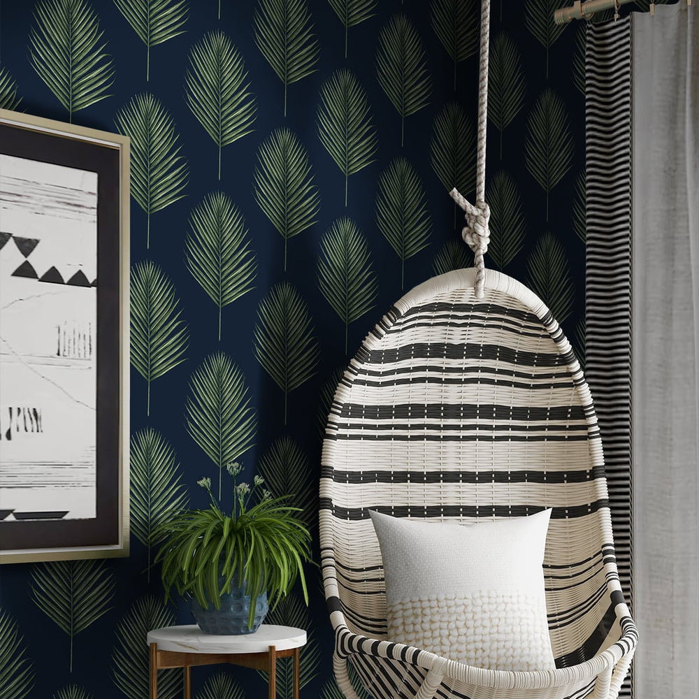 
                  
                    LN20022 Maui palm leaf peel and stick wallpaper decor from the Luxe Haven collection by Lillian August
                  
                