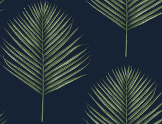 LN20022 Maui palm leaf peel and stick wallpaper from the Luxe Haven collection by Lillian August