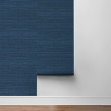 LN20202 Luxe weave grasscloth peel and stick wallpaper roll from the Luxe Haven collection by Lillian August