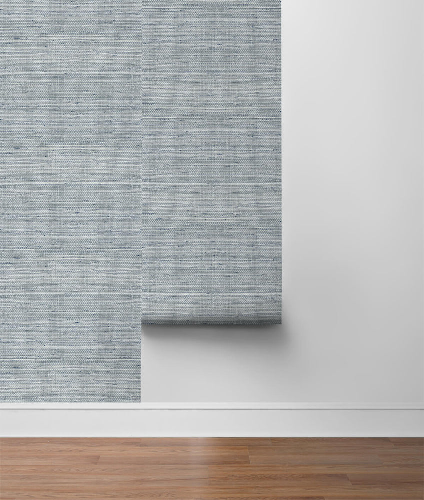LN20210 Luxe weave grasscloth peel and stick wallpaper roll from the Luxe Haven collection by Lillian August