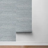 LN20210 Luxe weave grasscloth peel and stick wallpaper roll from the Luxe Haven collection by Lillian August