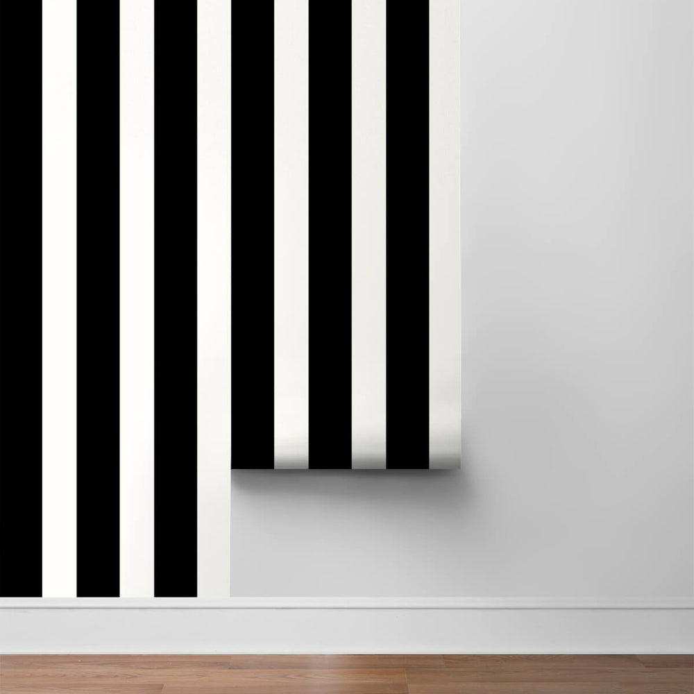 
                  
                    LN20400 designer stripe peel and stick removable wallpaper roll from the Luxe Haven collection by Lillian August
                  
                