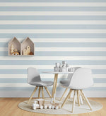 LN20412 designer stripe peel and stick removable wallpaper nursery from the Luxe Haven collection by Lillian August