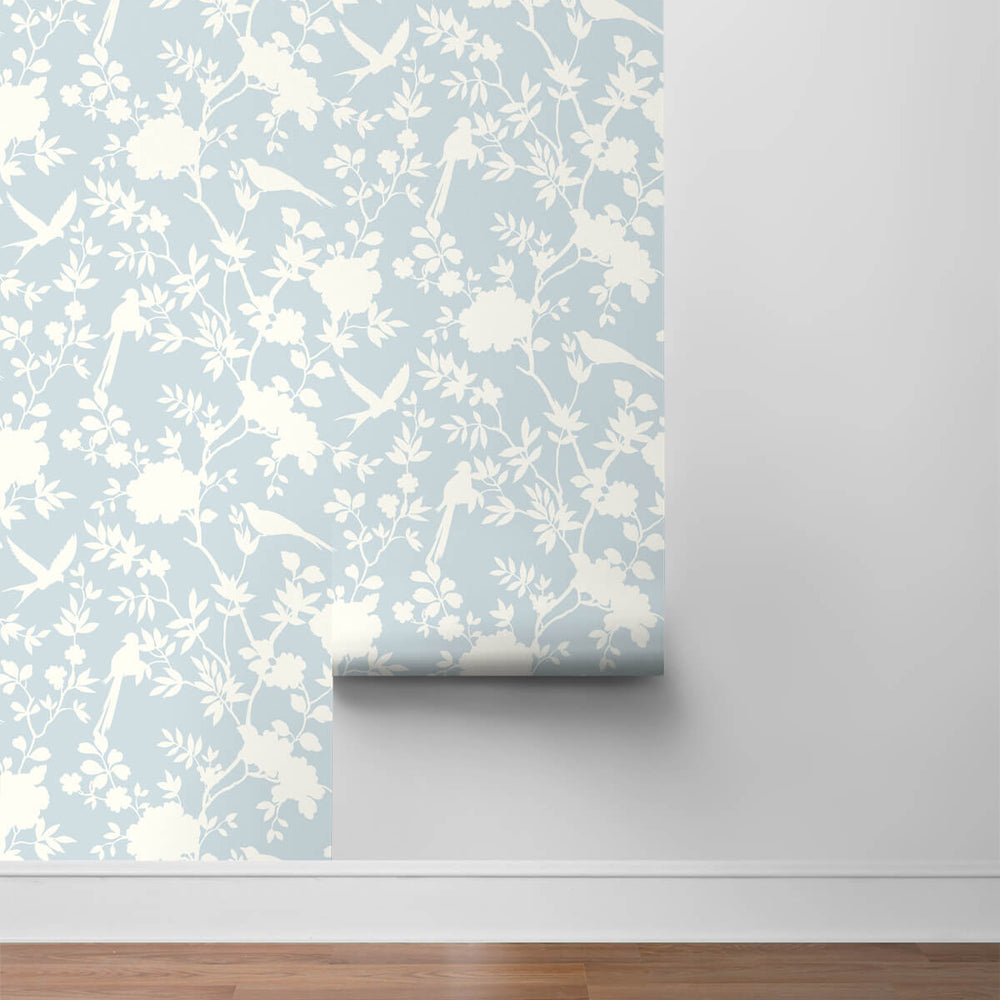 
                  
                    LN20502 mono toile chinoiserie peel and stick removable wallpaper roll from the Luxe Haven collection by Lillian August
                  
                