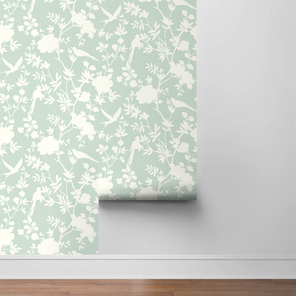 
                  
                    LN20504 mono toile chinoiserie peel and stick removable wallpaper roll from the Luxe Haven collection by Lillian August
                  
                