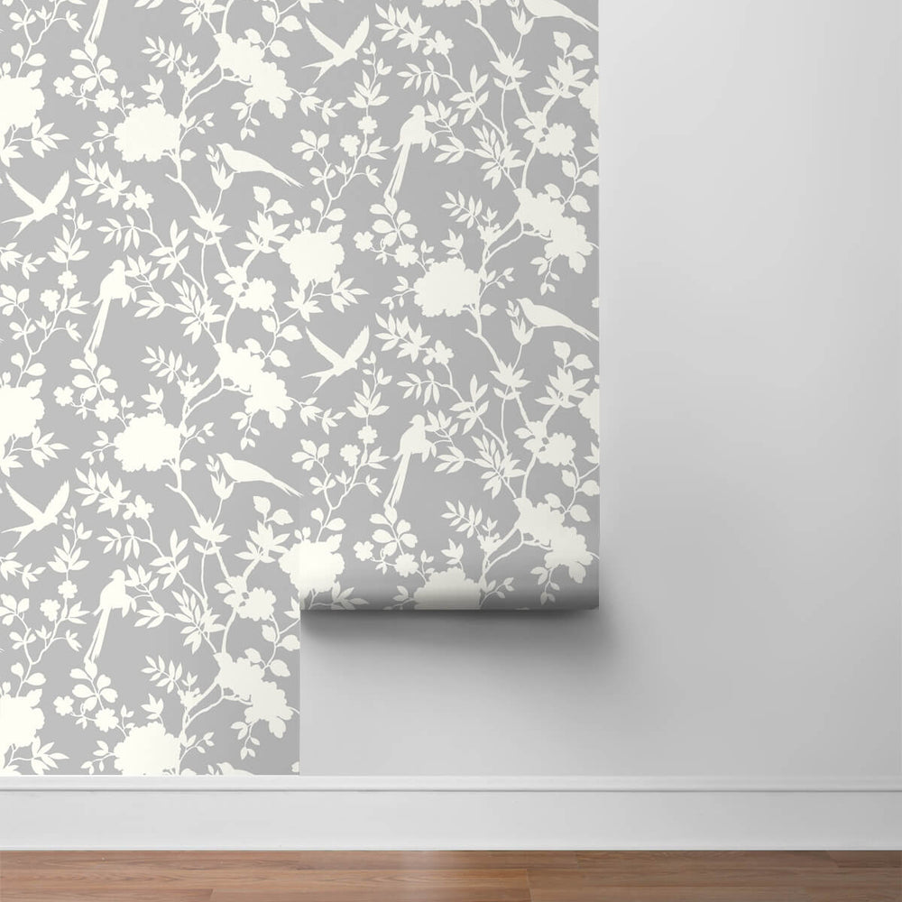 
                  
                    LN20505 mono toile chinoiserie peel and stick removable wallpaper roll from the Luxe Haven collection by Lillian August
                  
                