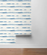 LN20602 horizon stripe abstract peel and stick wallpaper roll from the Luxe Haven collection by Lillian August