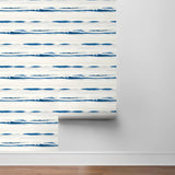 LN20602 horizon stripe abstract peel and stick wallpaper roll from the Luxe Haven collection by Lillian August
