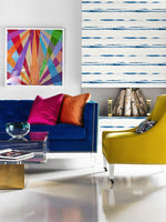 LN20602 horizon stripe abstract peel and stick wallpaper art from the Luxe Haven collection by Lillian August