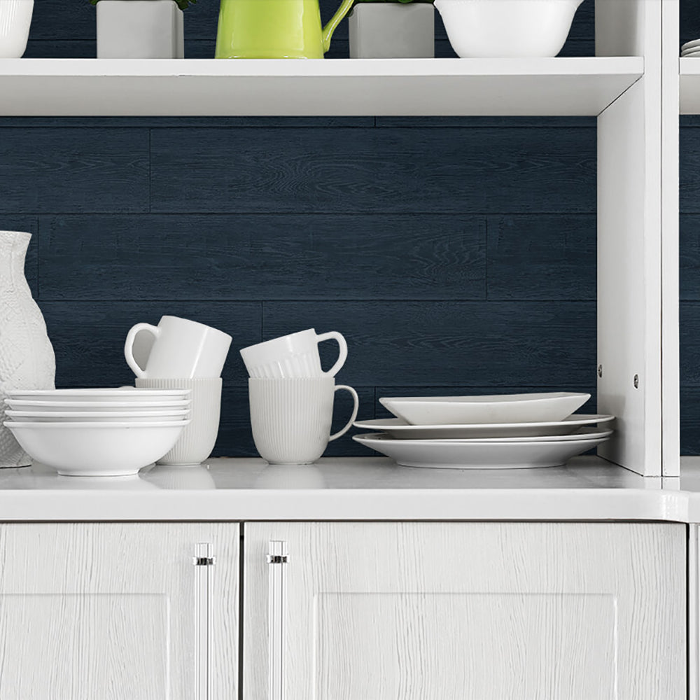 
                  
                    LN20702 rustic shiplap peel and stick removable wallpaper cabinet from the Luxe Haven collection by Lillian August
                  
                