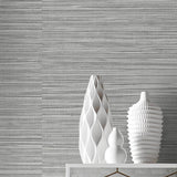 LN20810 Luxe sisal faux grasscloth peel and stick wallpaper detail from the Luxe Haven collection by Lillian August