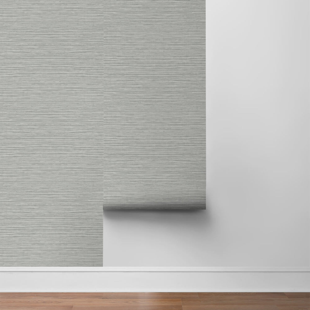 
                  
                    LN20810 Luxe sisal faux grasscloth peel and stick wallpaper roll from the Luxe Haven collection by Lillian August
                  
                