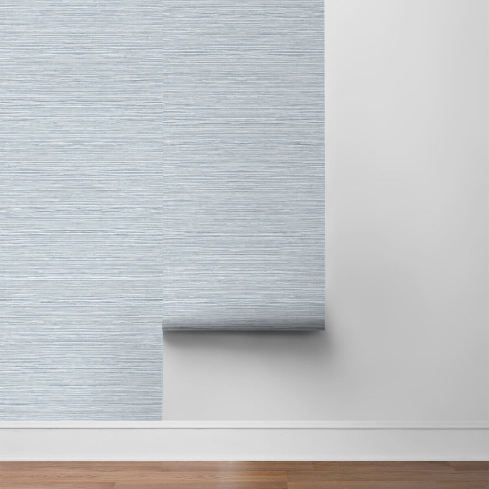 
                  
                    LN20812 Luxe sisal faux grasscloth peel and stick wallpaper roll from the Luxe Haven collection by Lillian August
                  
                