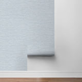 LN20812 Luxe sisal faux grasscloth peel and stick wallpaper roll from the Luxe Haven collection by Lillian August