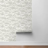 LN20900 Soho faux brick peel and stick removable wallpaper roll from the Luxe Haven collection by Lillian August