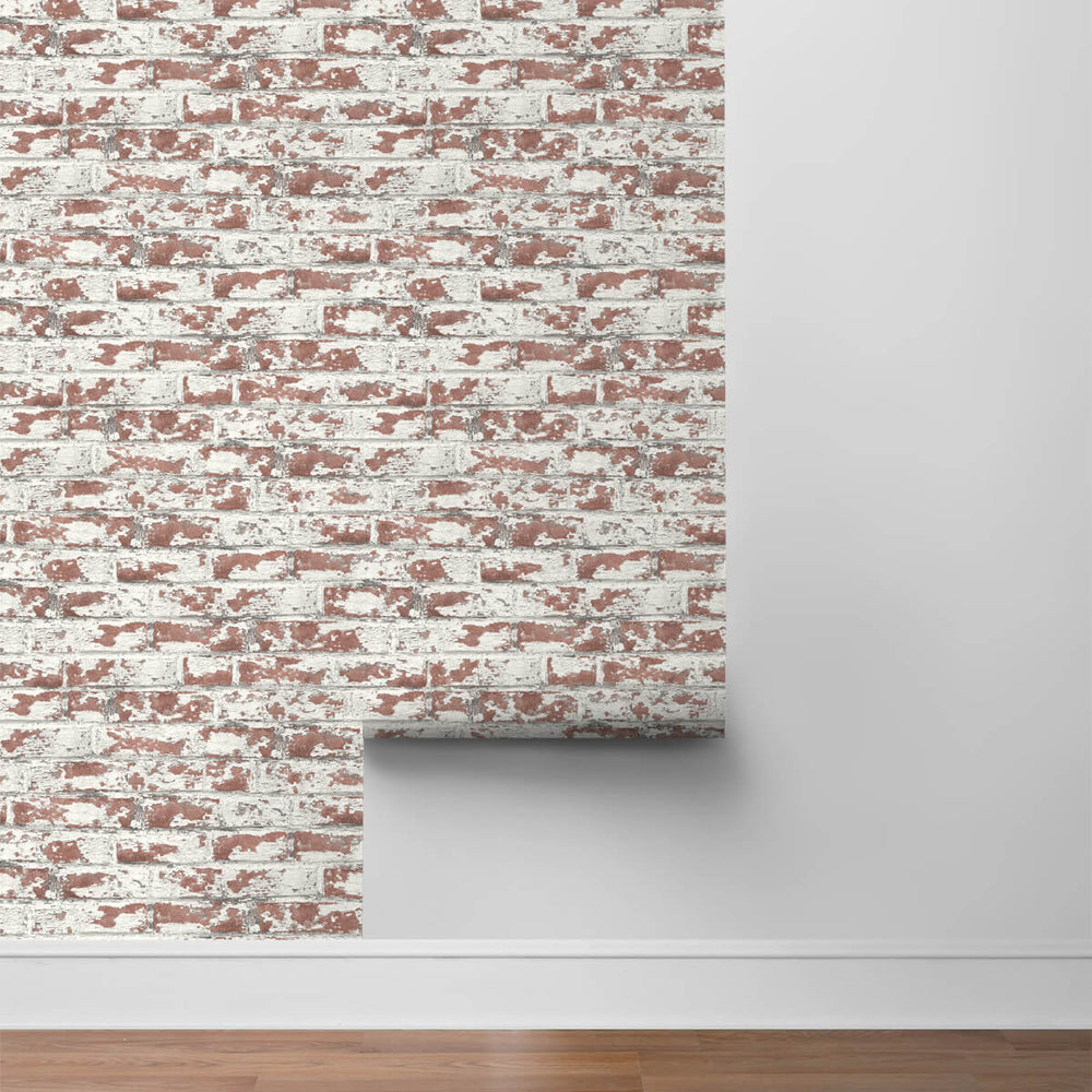 
                  
                    LN20901 Soho faux brick peel and stick removable wallpaper roll from the Luxe Haven collection by Lillian August
                  
                
