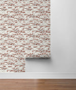 LN20901 Soho faux brick peel and stick removable wallpaper roll from the Luxe Haven collection by Lillian August
