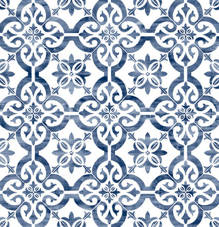 LN21212 Porto tile peel and stick wallpaper from the Luxe Haven collection by Lillian August