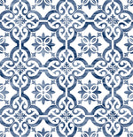 LN21212 Porto tile peel and stick wallpaper from the Luxe Haven collection by Lillian August