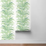 LN30104 Keana Palm peel and stick wallpaper roll from the Luxe Haven collection by Lillian August