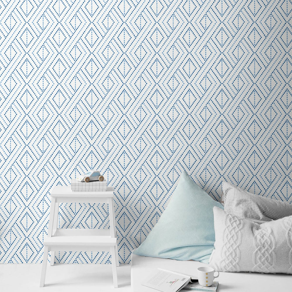 
                  
                    LN30202 boho grid geometric peel and stick removable wallpaper nursery from the Luxe Haven collection by Lillian August
                  
                