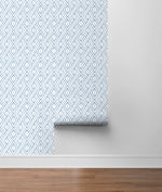 LN30202 boho grid geometric peel and stick removable wallpaper roll from the Luxe Haven collection by Lillian August