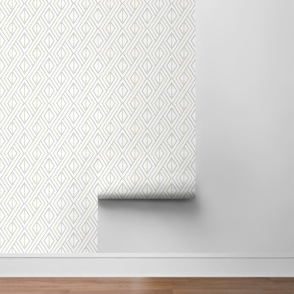 
                  
                    LN30208 boho grid geometric peel and stick removable wallpaper roll from the Luxe Haven collection by Lillian August
                  
                