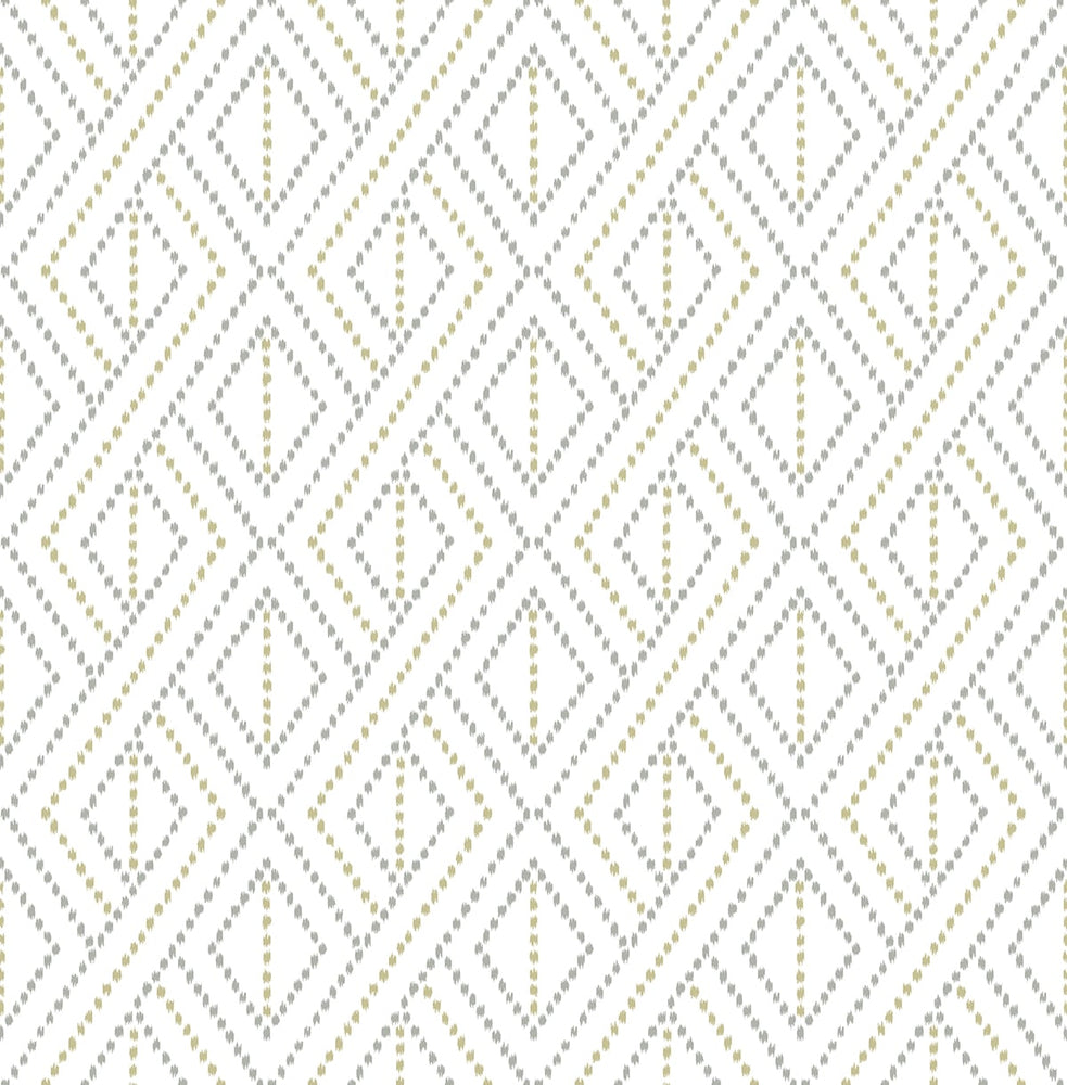 LN30208 boho grid geometric peel and stick removable wallpaper from the Luxe Haven collection by Lillian August