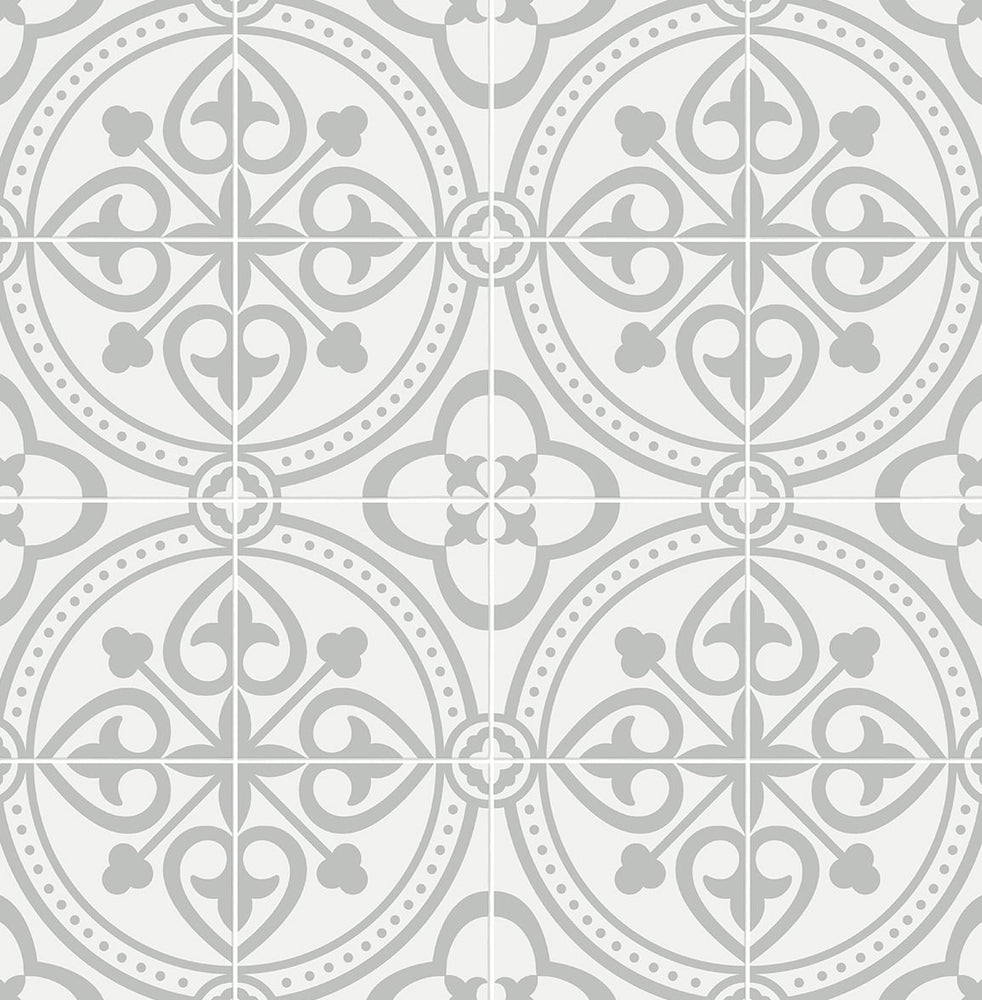 LN30308 villa mar faux tile peel and stick wallpaper from the Luxe Haven collection by Lillian August