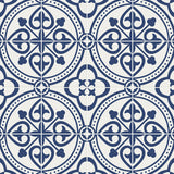 LN30312 villa mar faux tile peel and stick wallpaper from the Luxe Haven collection by Lillian August