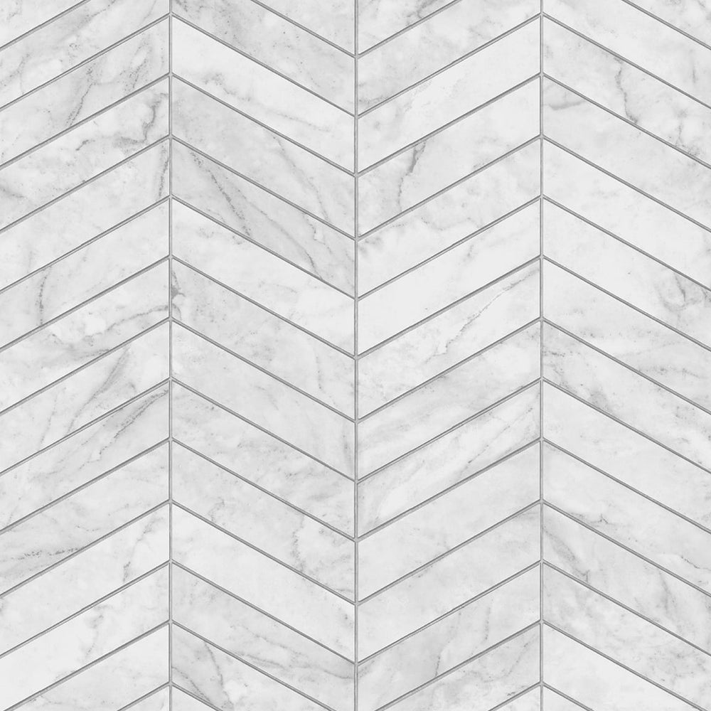 LN30408 marbled chevron faux peel and stick wallpaper from the Luxe Haven collection by Lillian August