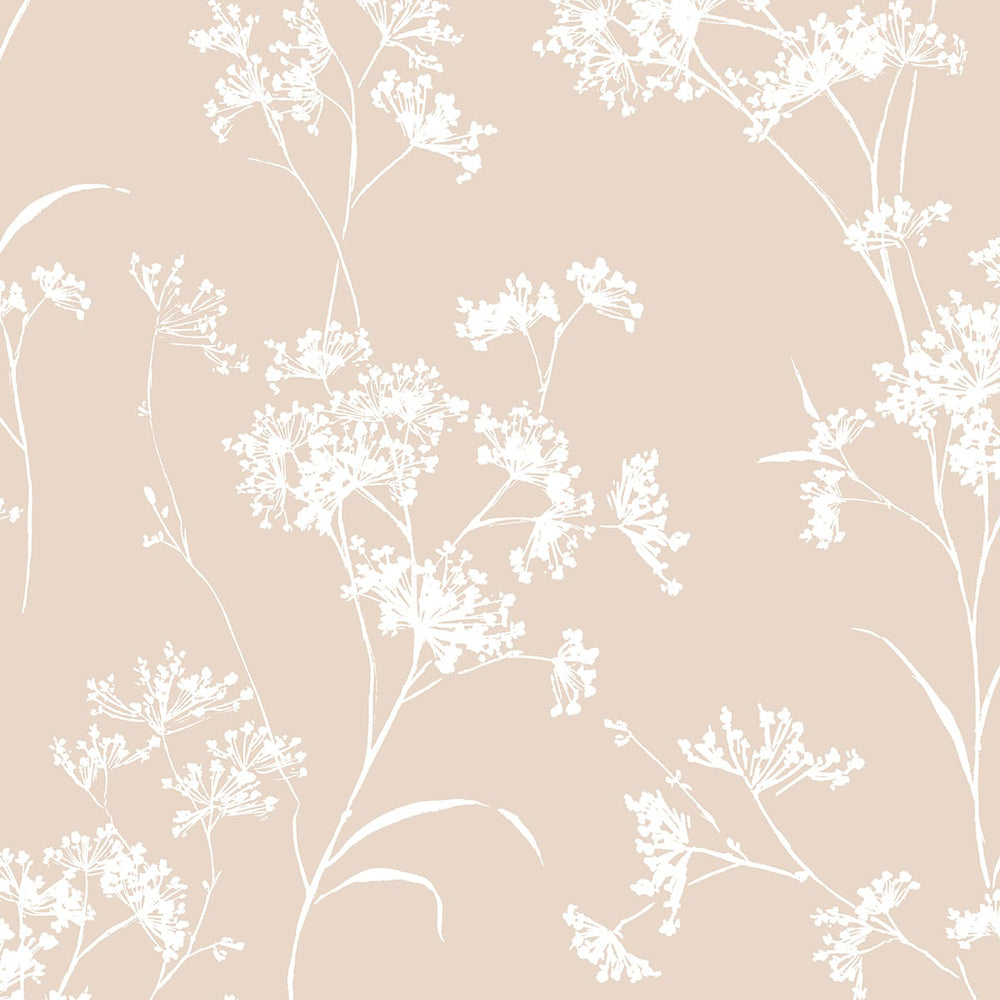 Gold Cream Floral Contact Paper Peel and Stick Wallpaper Removable
