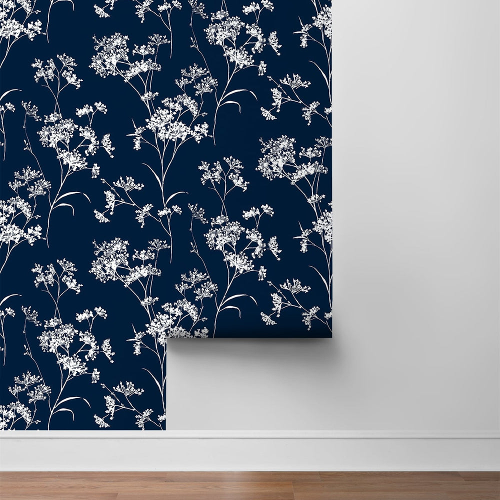 
                  
                    LN30502 floral mist peel and stick removable wallpaper roll from the Luxe Haven collection by Lillian August
                  
                