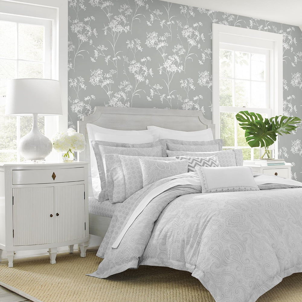 
                  
                    LN30508 floral mist peel and stick removable wallpaper bedroom from the Luxe Haven collection by Lillian August
                  
                